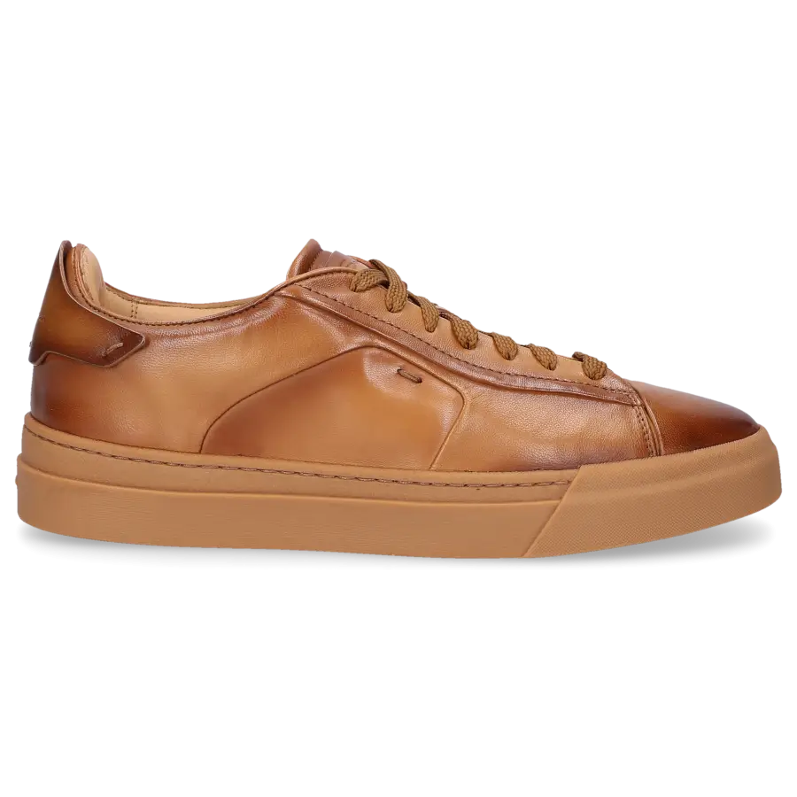 Santoni - Sneaker low 21554 Kalbsleder - beige
