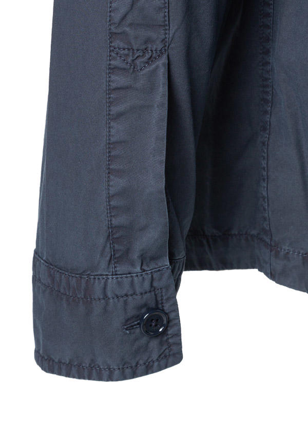 BOSS Orange, Overshirt, Baumwolle, dunkelblau