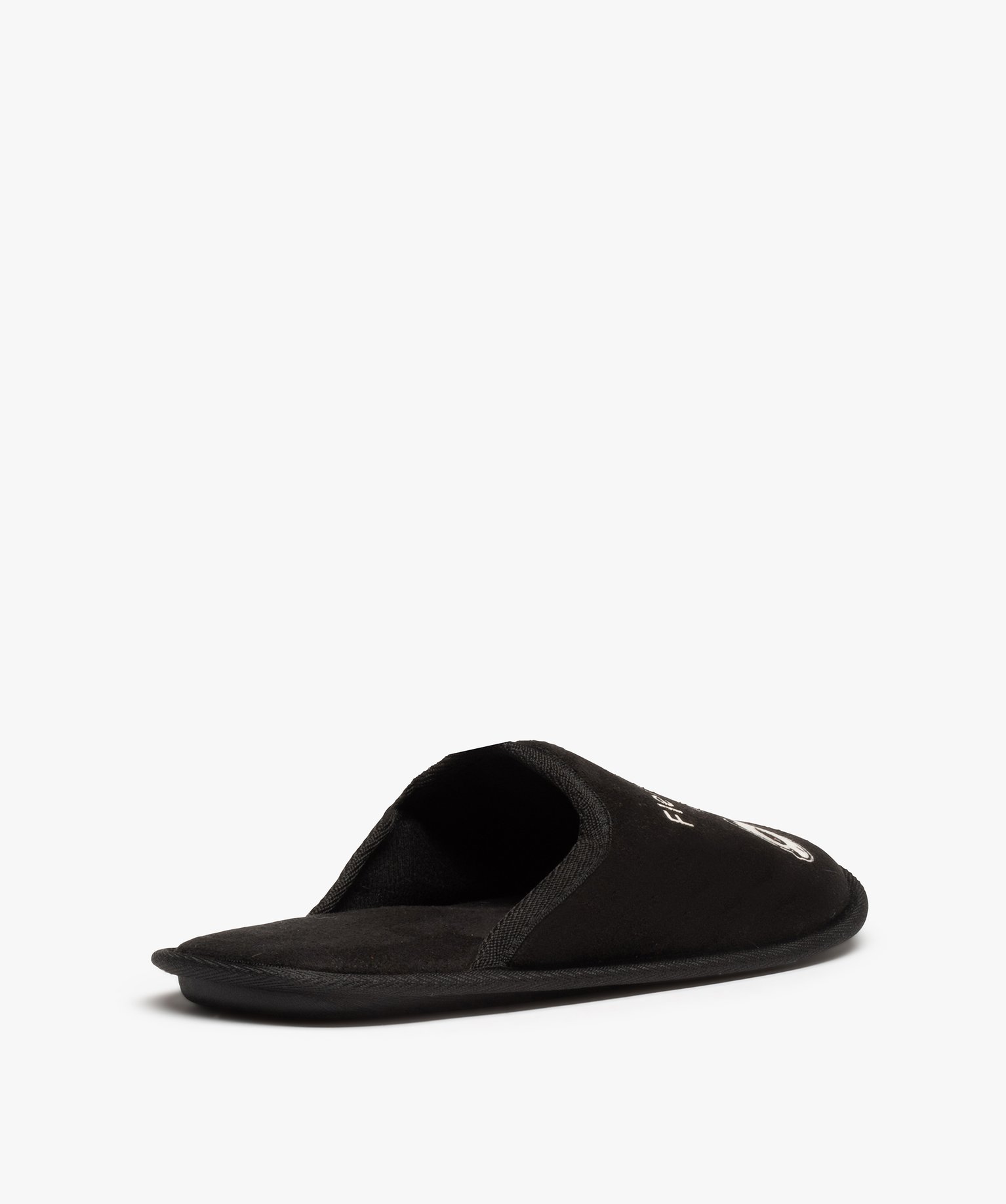 Chaussons homme mules imprimées Flemminator noir | GEMO