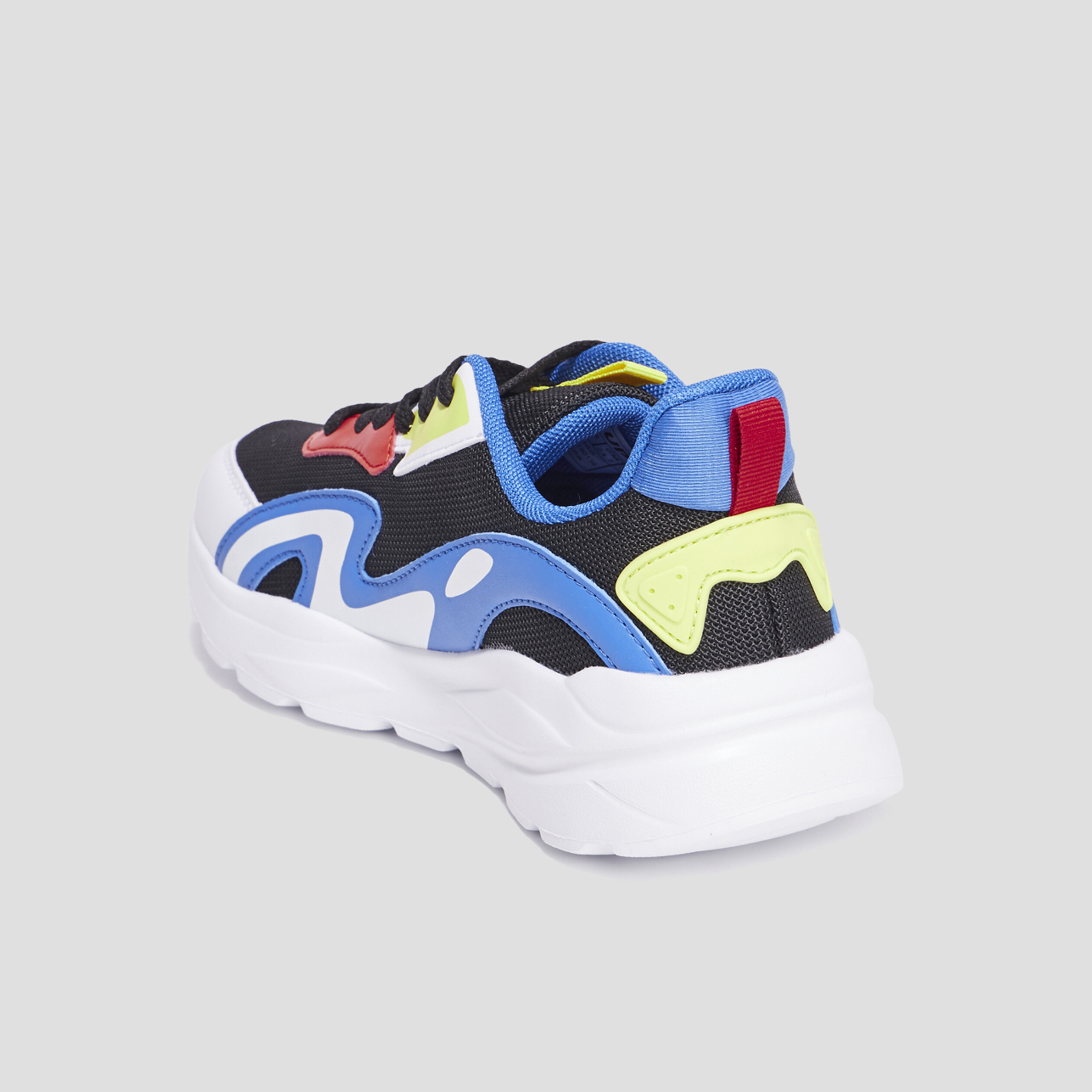 Baskets running à lacets multicolore garçon | La Halle