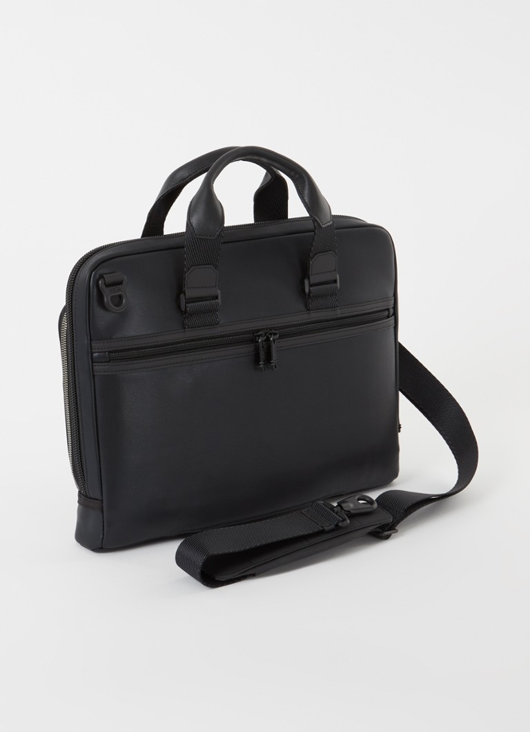 Tumi Academy Brief leather business bag with 15-inch laptop compartment