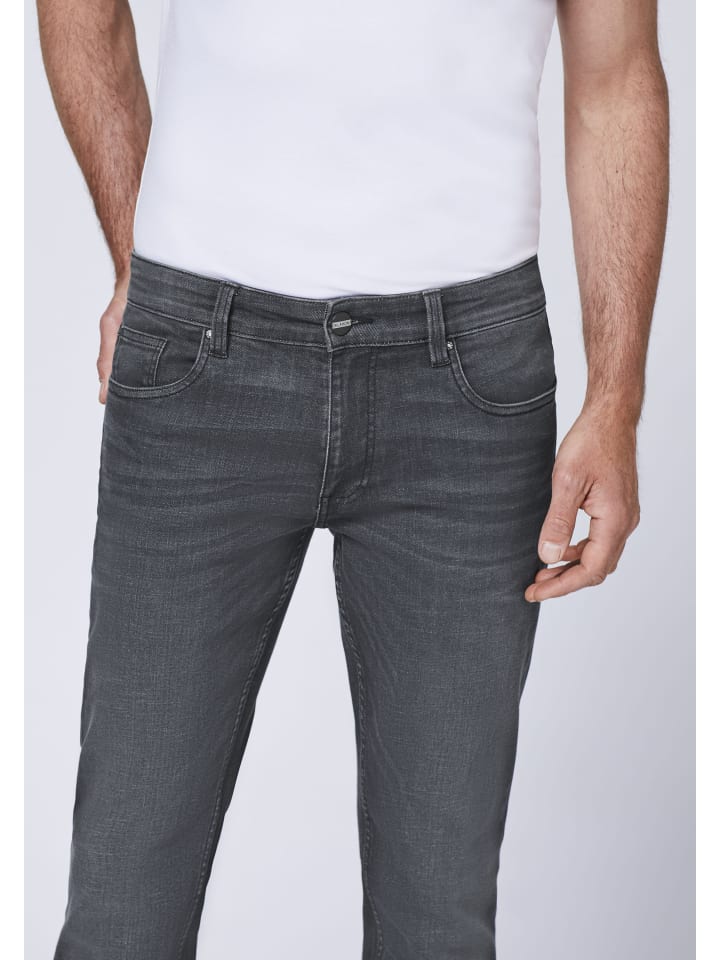 Oklahoma Jeans Jeans in Schwarz günstig kaufen
