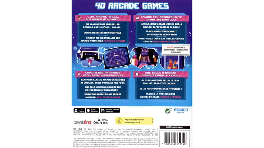 Arcade Game Zone - 40 Arcade Games
