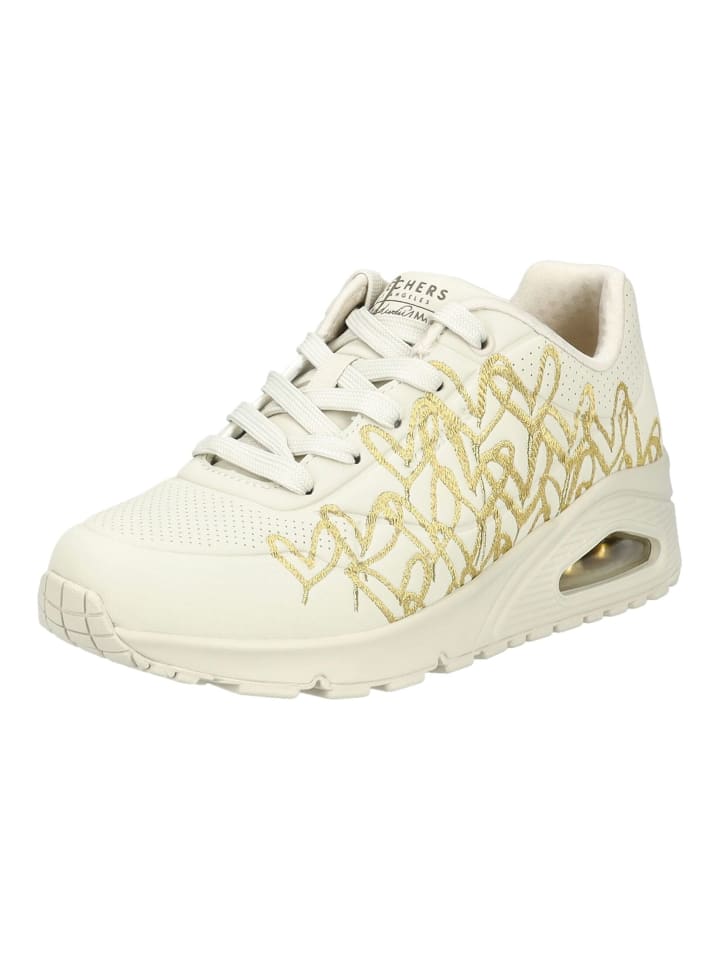 Skechers Sneaker in Beige/Gold günstig kaufen