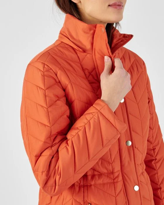 Parka matelassée zippée