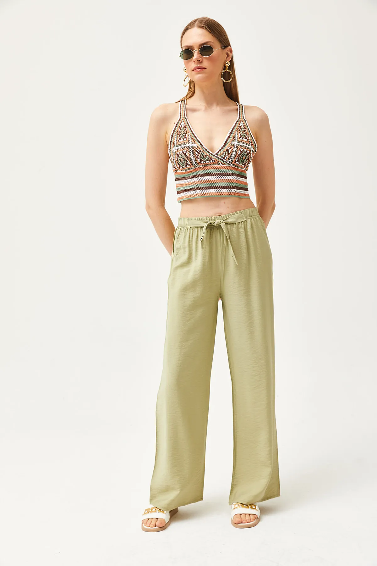 Olalook  Hose - Dunkelblau - Wide Leg