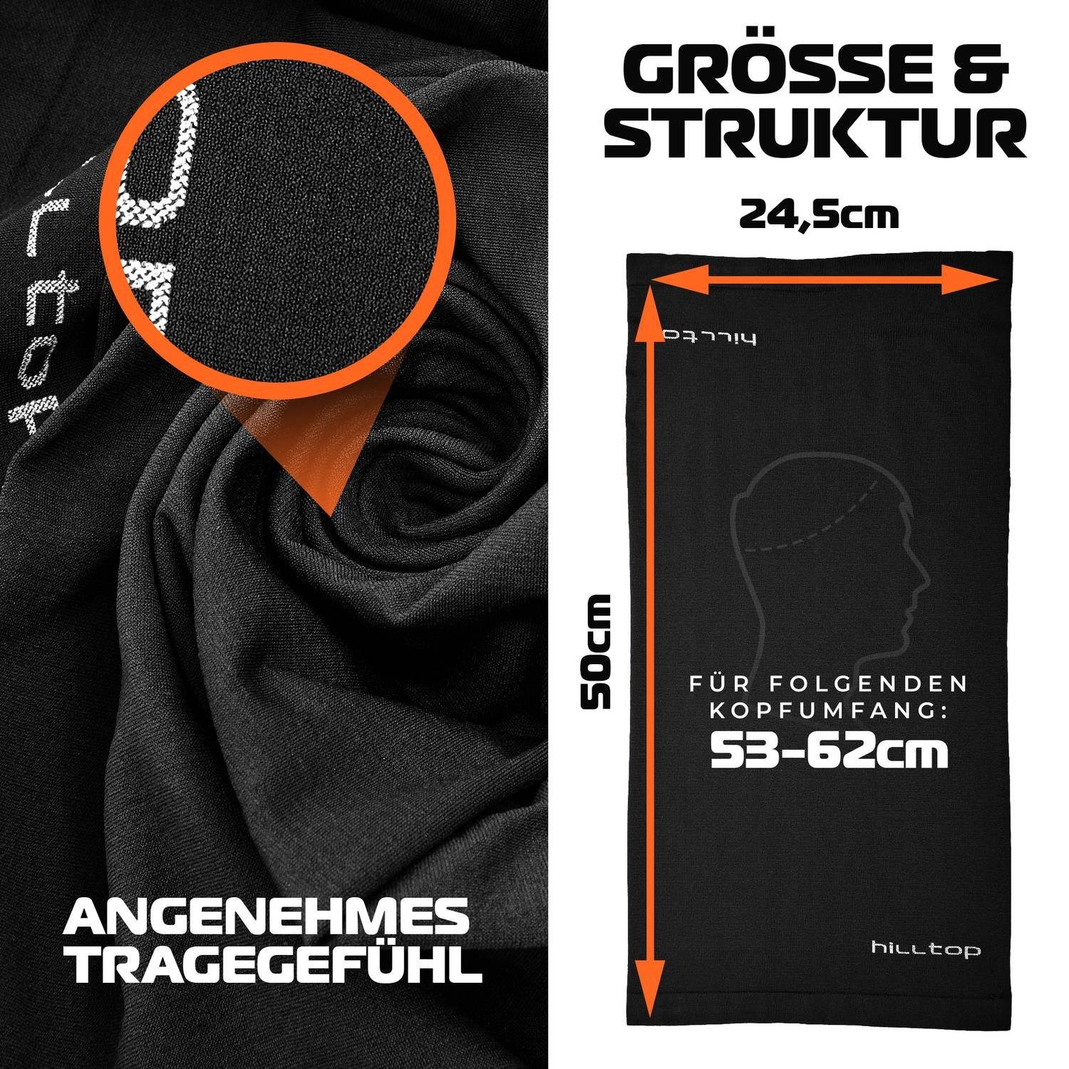 Hilltop Multifunktionstuch Halstuch Herren & Damen