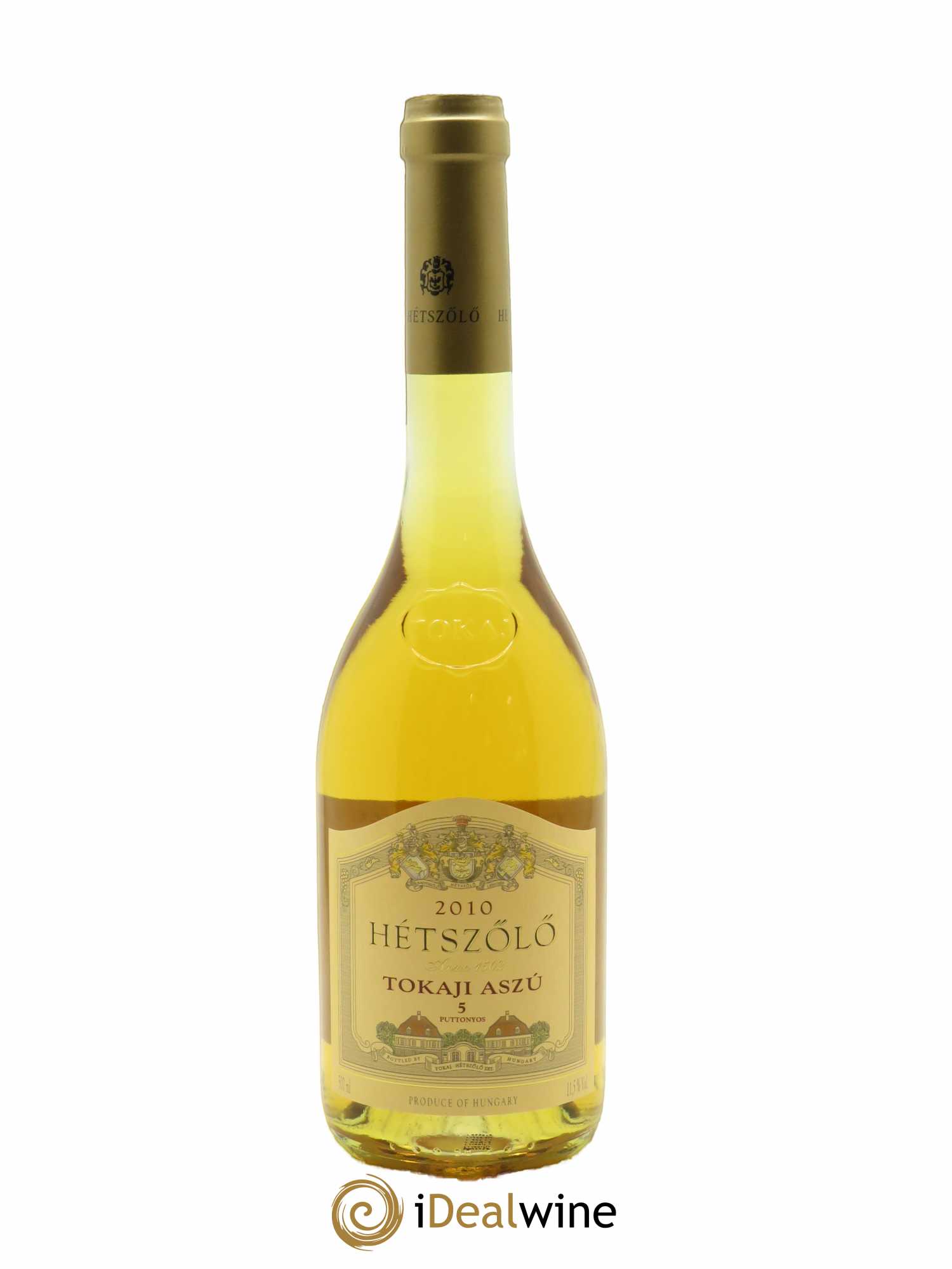 Tokaji Aszu 5 Puttonyos Hétszölö (Domaine) (50cl) 2010 - Lot de 1 Bouteille
