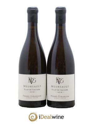 Meursault Eclat de Calcaire Pierre Girardin  2018 - Lot de 2 Bouteilles