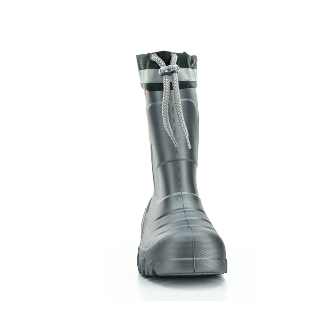 Demar Mammut dunkles Silber mit Wollinnensocke Gummistiefel
