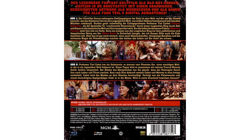 GOR 1+2 Sonderedition (in HD neu abgetastet, mit Wendecover)