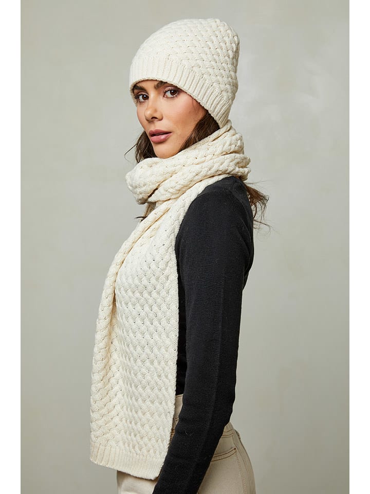 Soft Cashmere 2tlg. Set in Creme günstig kaufen onesize