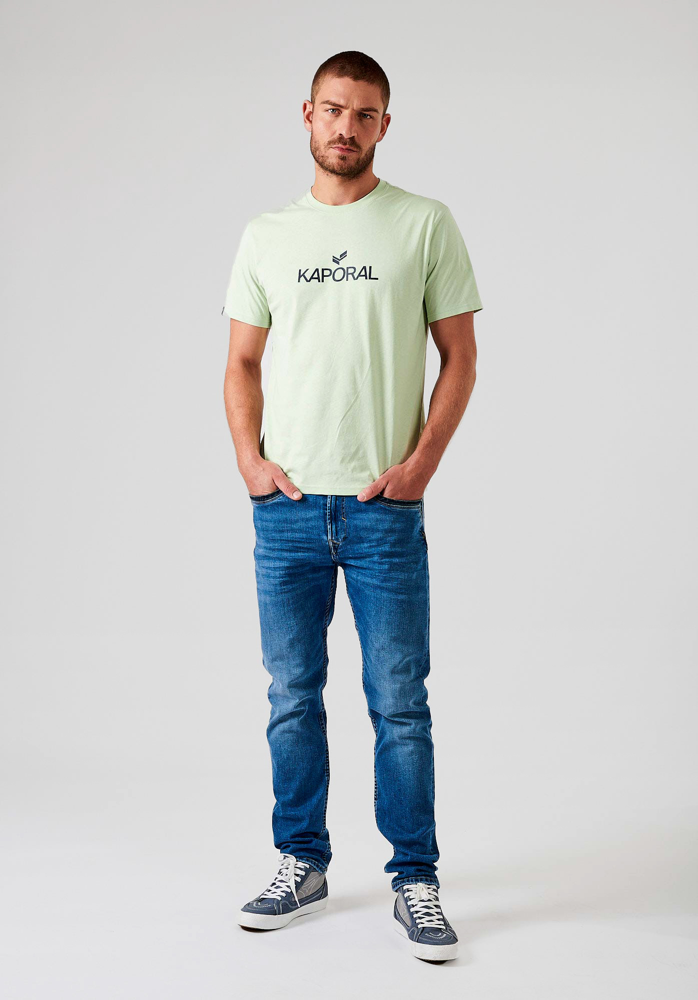 LERES  T-shirt vert Homme en 100% coton bio