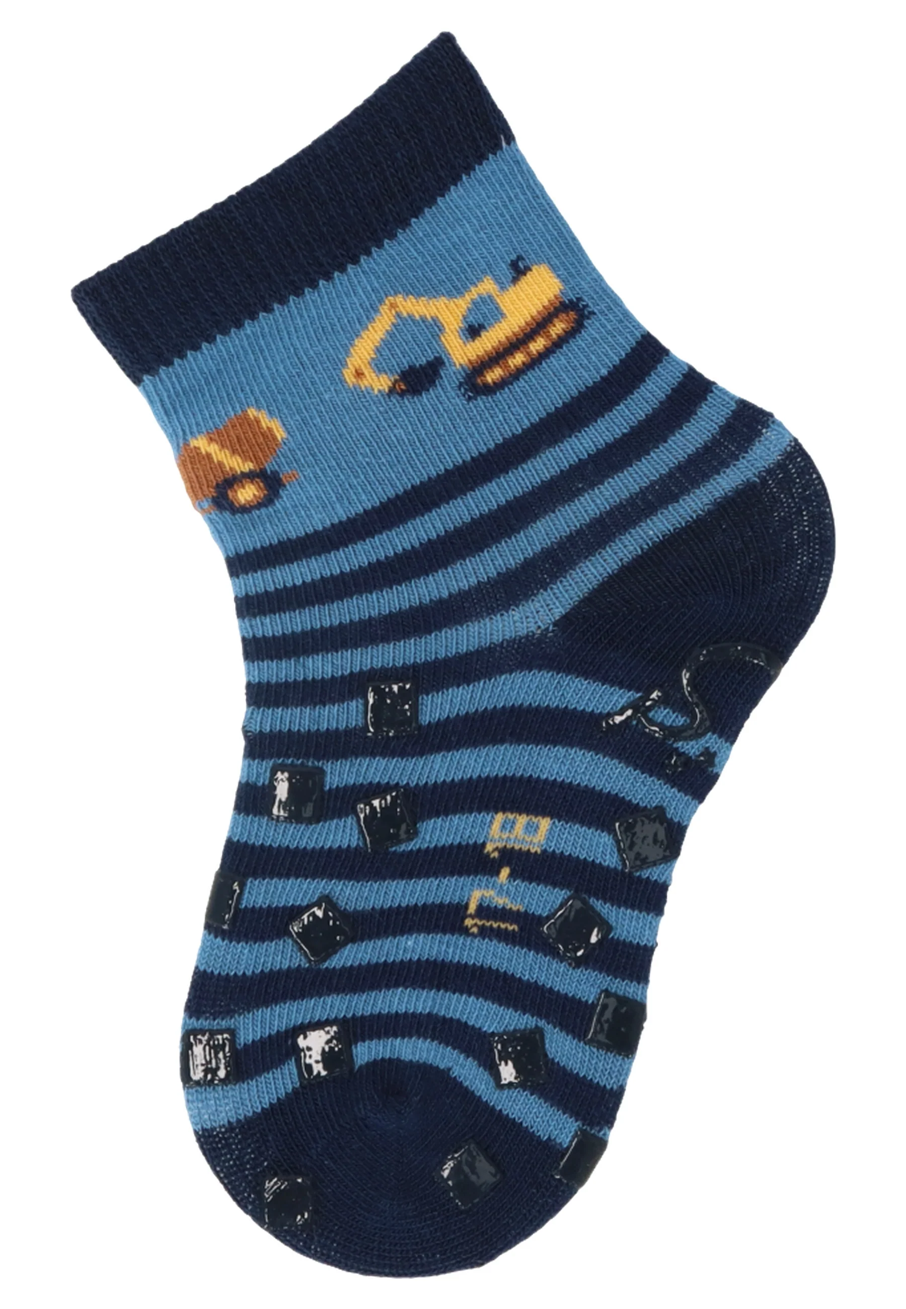 ABS Krabbelsocken im 2er Pack mit Motiv Bagger