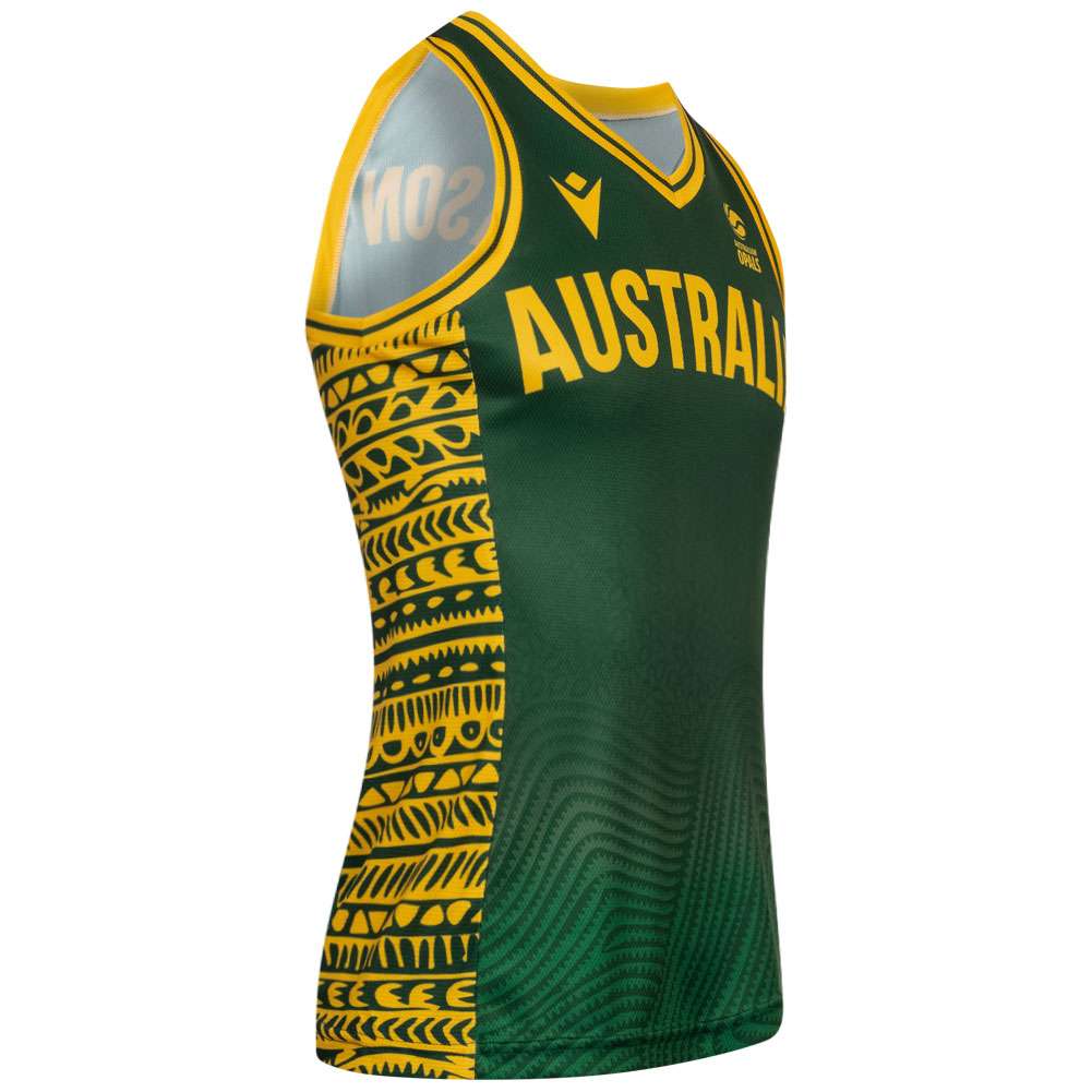 Australien Basketball macron Indigenous Damen Trikot grün
