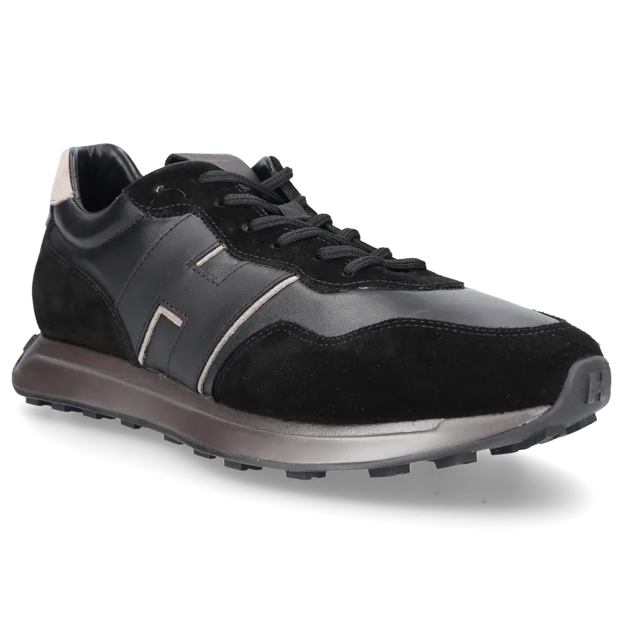 Hogan - Sneaker low H601 Veloursleder - schwarz
