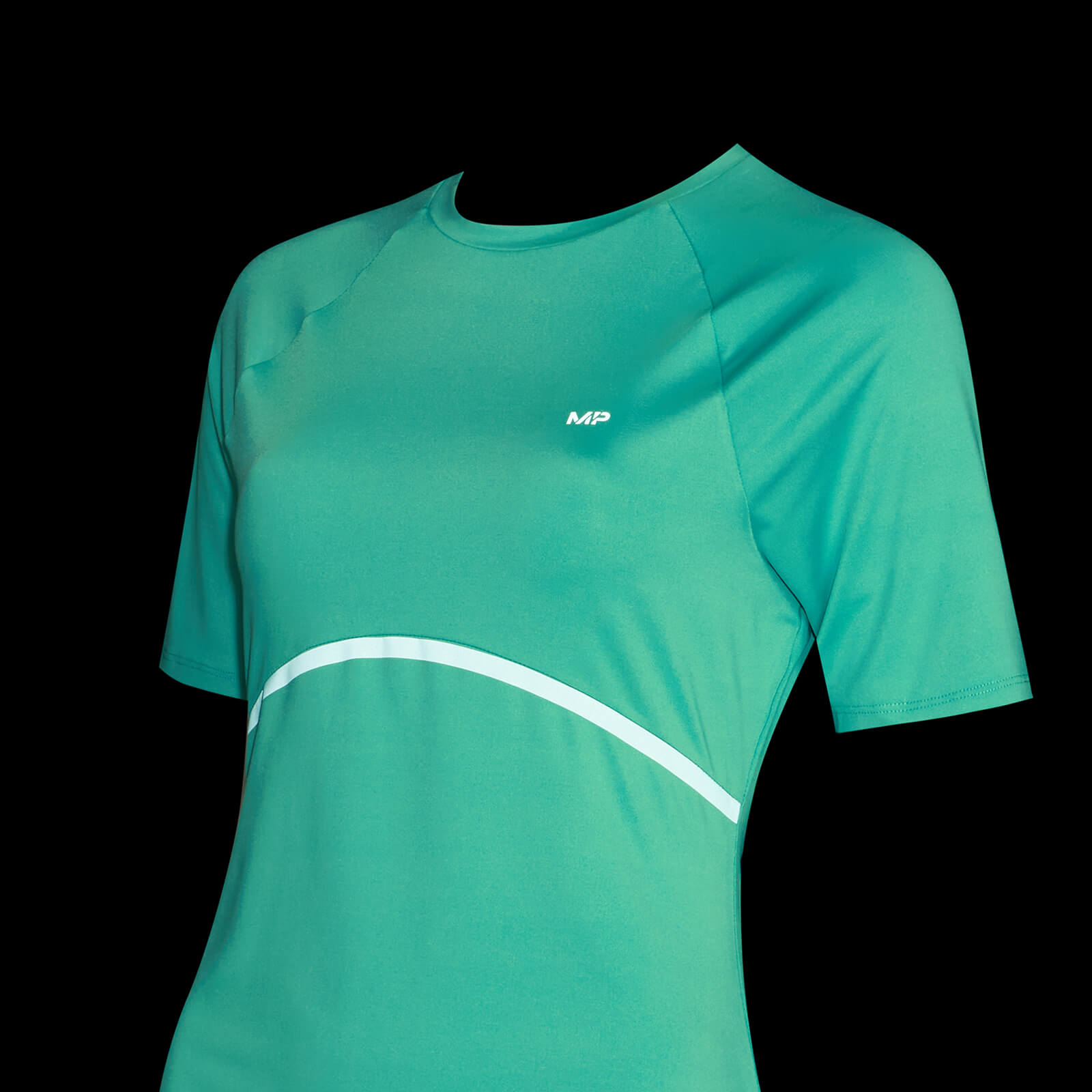 T-shirt réfléchissant MP Velocity Ultra pour femmes – Vert glacé