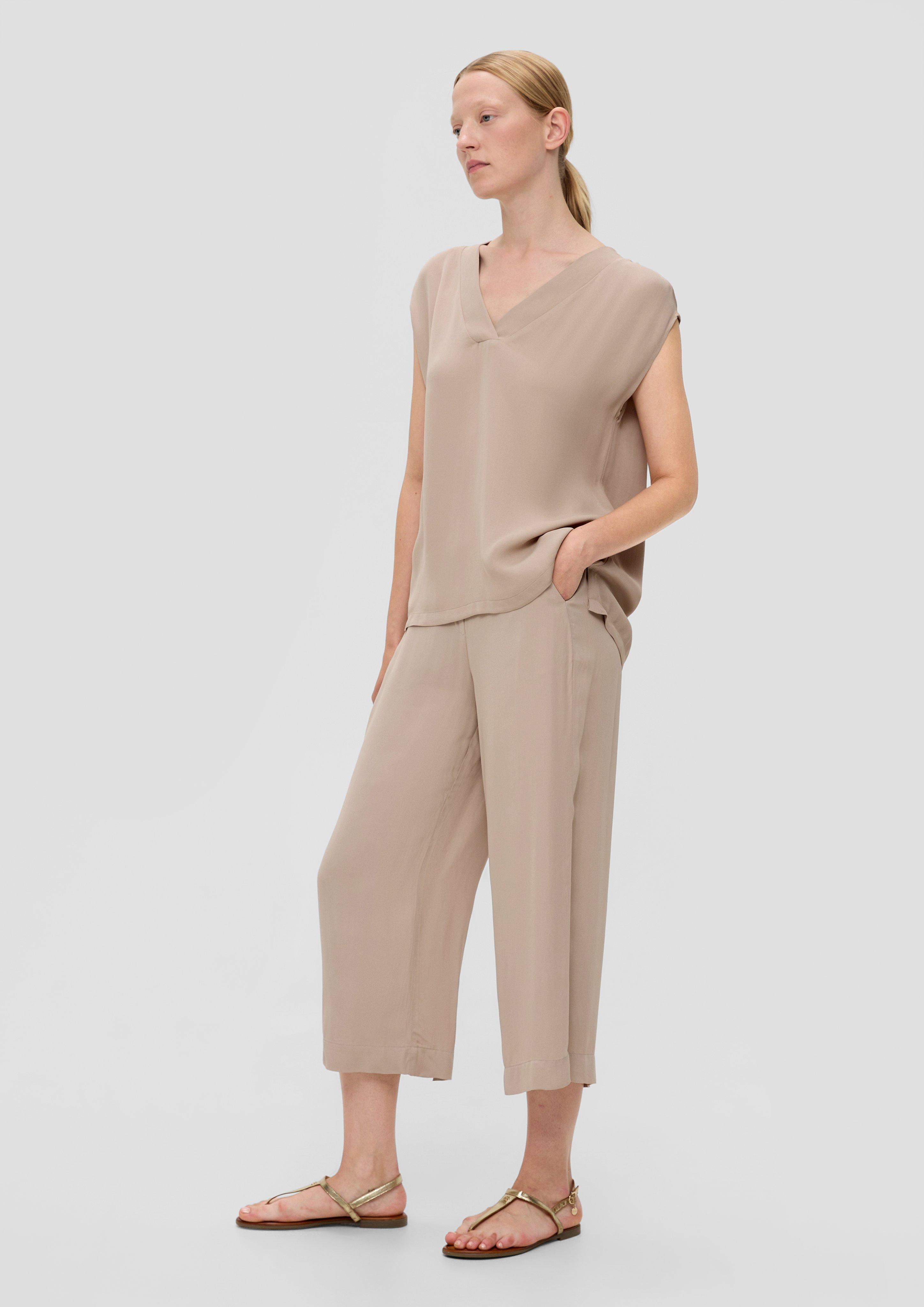 Bluse mit Kappärmeln  2137637-8166