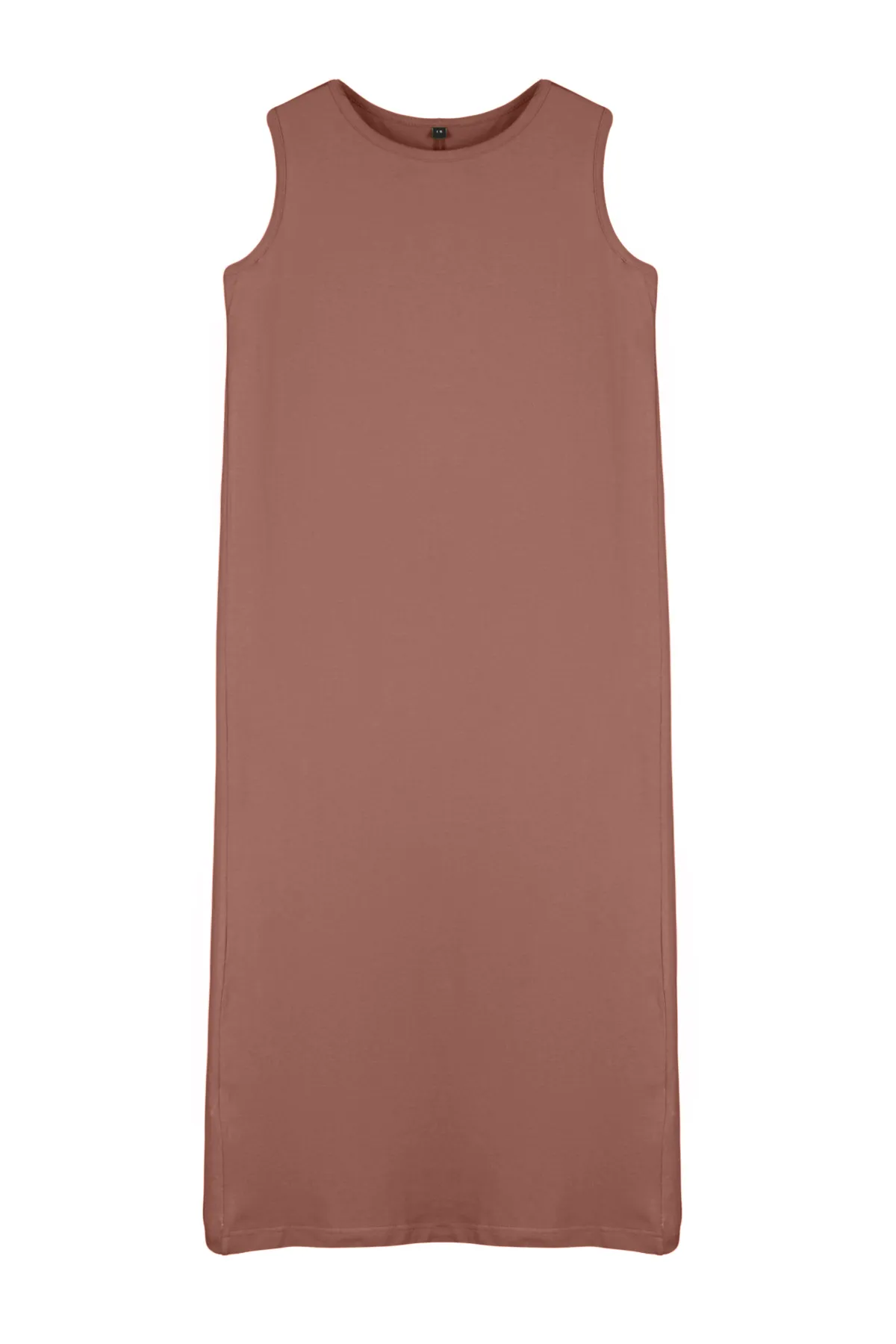 Trendyol Modest  Marineblau-Nerz, 2er-Pack Kleid mit Strickfutter aus 100 % Baumwolle TCTAW22UK0110