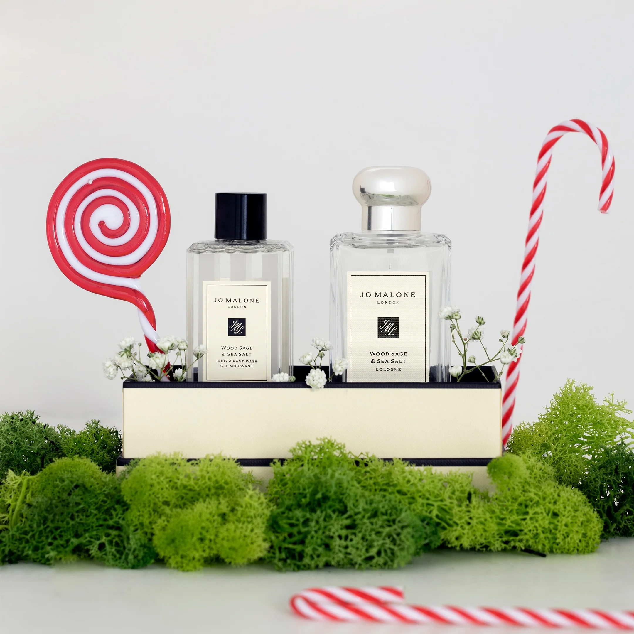 Colonia Wood Sage & Sea Salt illat- és tusfürdő duó - Női parfüm szett, Férfi parfüm szett, Uniszex parfüm szettek