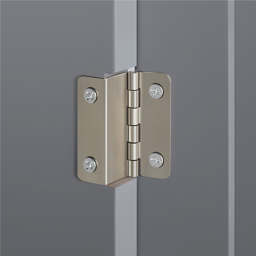 Yaheetech Badkommode Hängeschrank mit 2 Türen, Badschrank, Wandschrank, Küchenschrank, Medizinschrank, Weiß