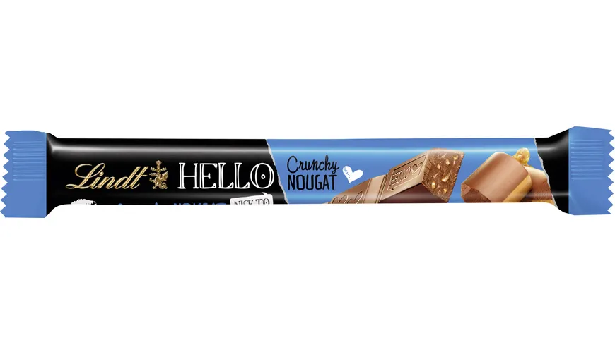 Lindt Hello Crunchy Nougat Schokostick 39 g