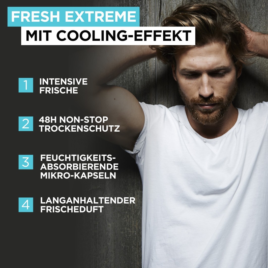 Deo Roll-on Extreme Fresh mit Ultra-Cooling-Effekt