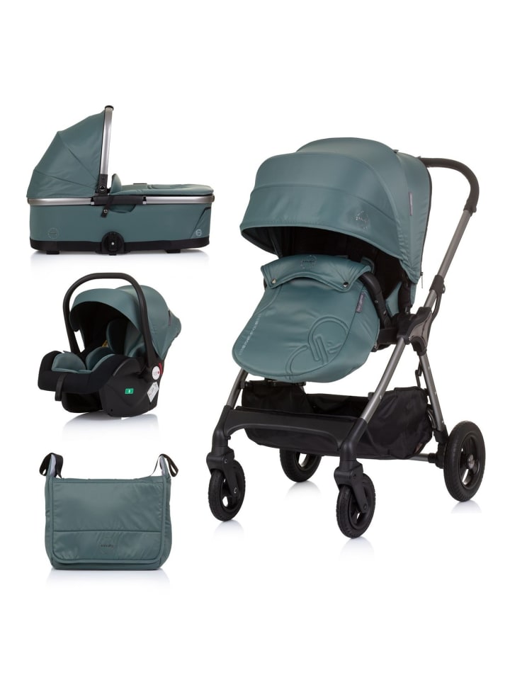 Chipolino Kombikinderwagen 3 in 1 Infinity in grün günstig kaufen onesize