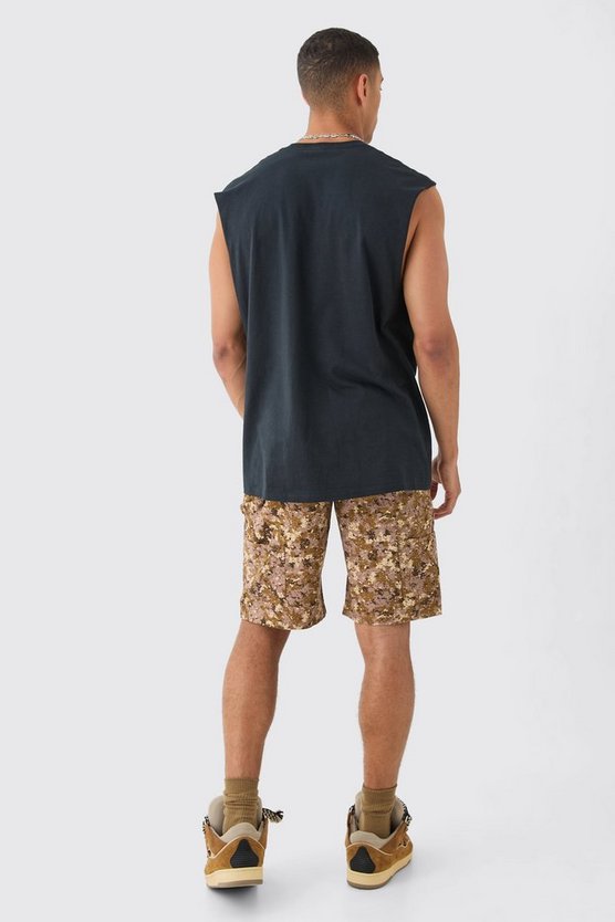 Oversize Tanktop mit Wu Tang Print