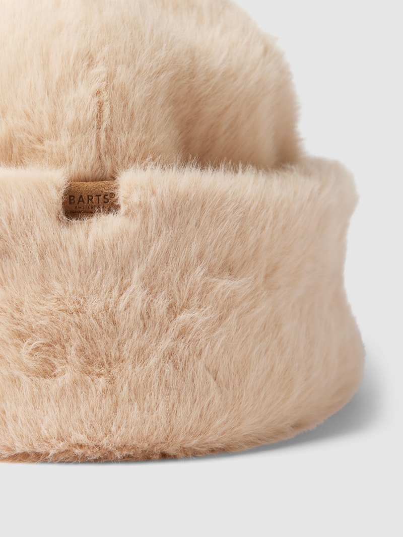 Beanie aus Kunstfell Modell 'CHERRYBRUSH' in taupe