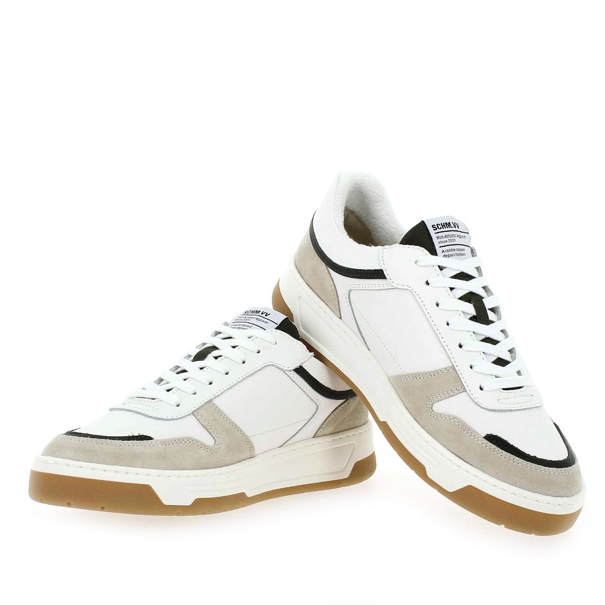 Schmoove  SMATCH SNEAKER - Blanc Beige