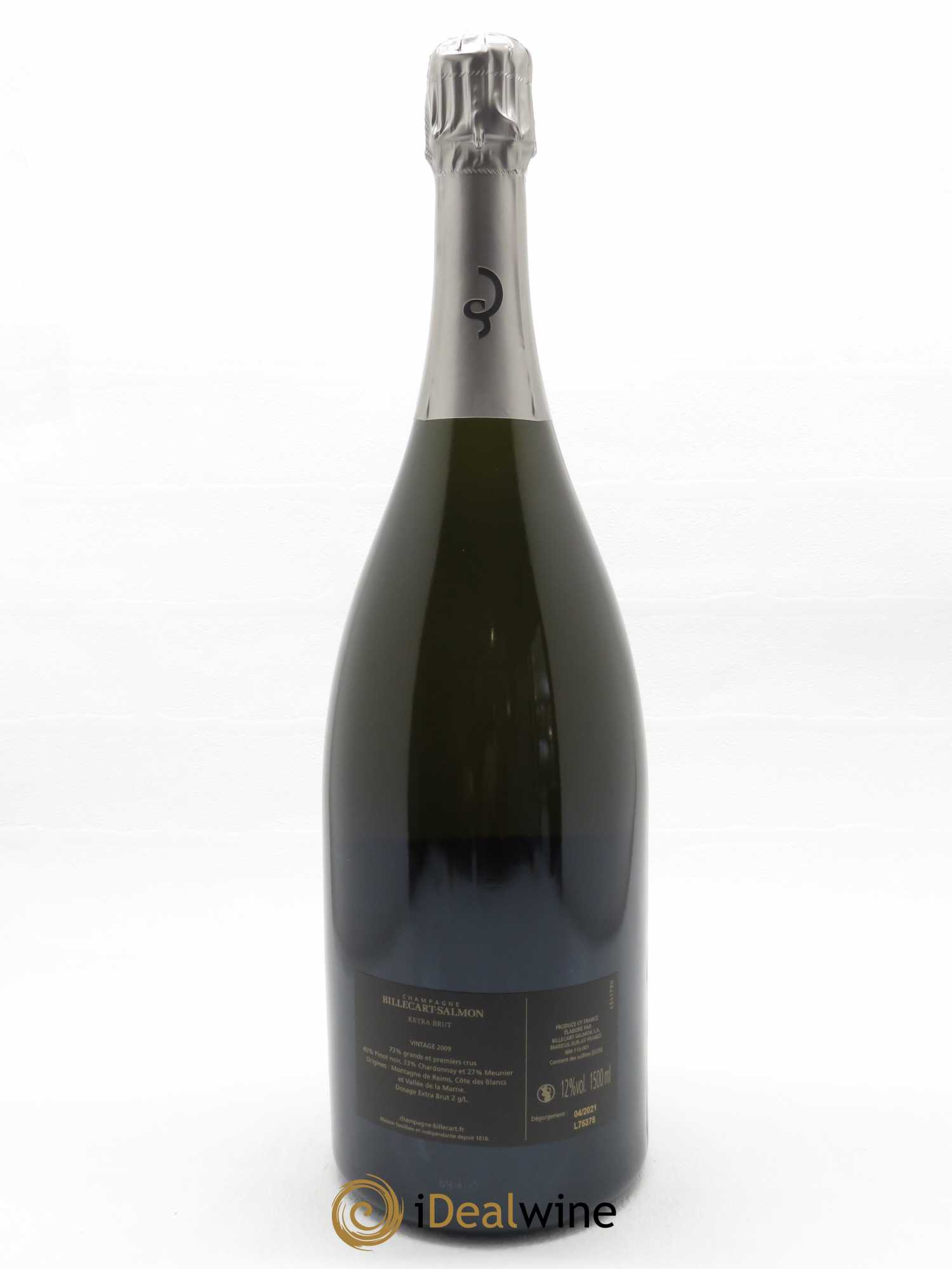 Vintage Billecart-Salmon  2009 - Lot de 1 Magnum