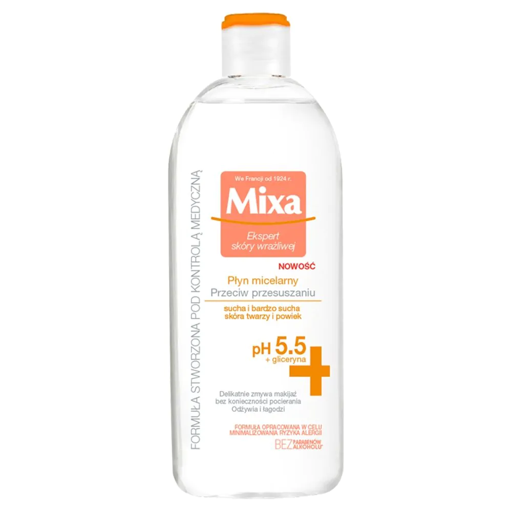 Mixa micelinis skystis nuo išsausėjimo