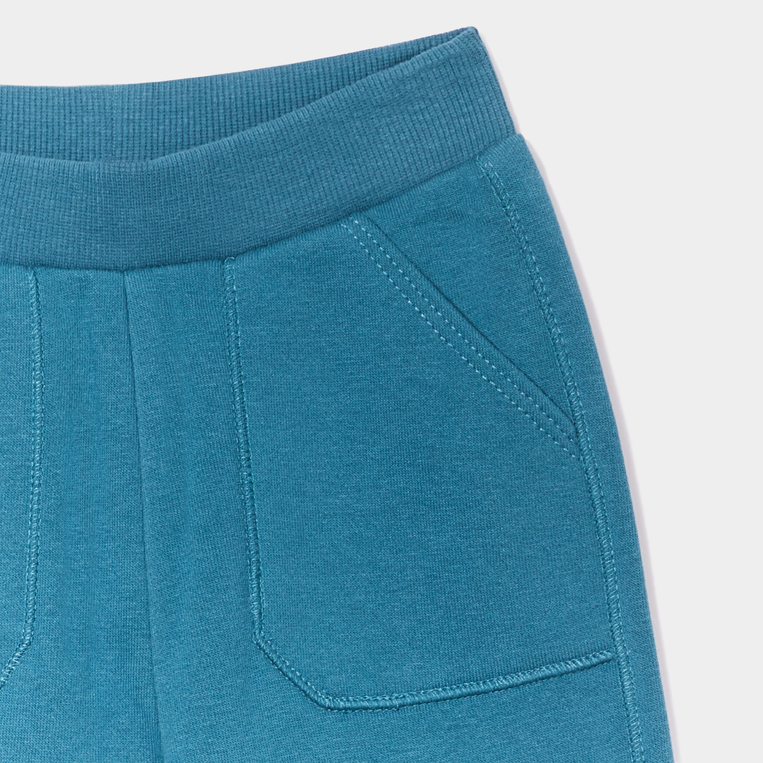 Pantalon de jogging à poches vert canard bébé garçon | La Halle