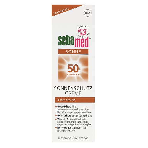 SEBAMED Sonnenschutz Creme LSF 50   75 ml  Creme
