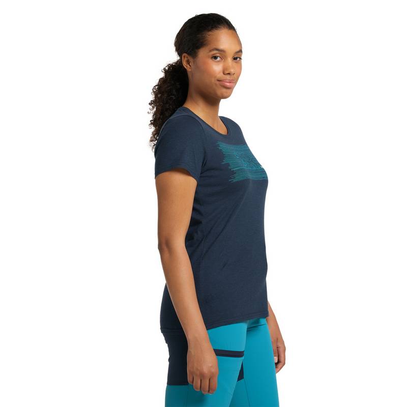 Haglöfs Träd Tee Print Funktionsshirt Damen