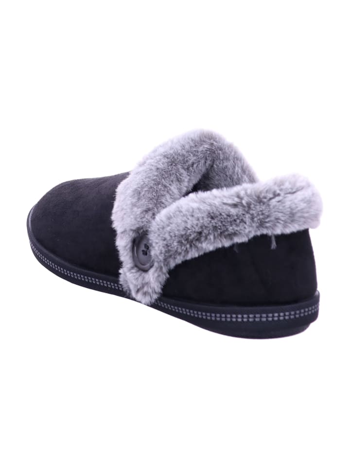 Skechers Hausschuhe in Schwarz günstig kaufen