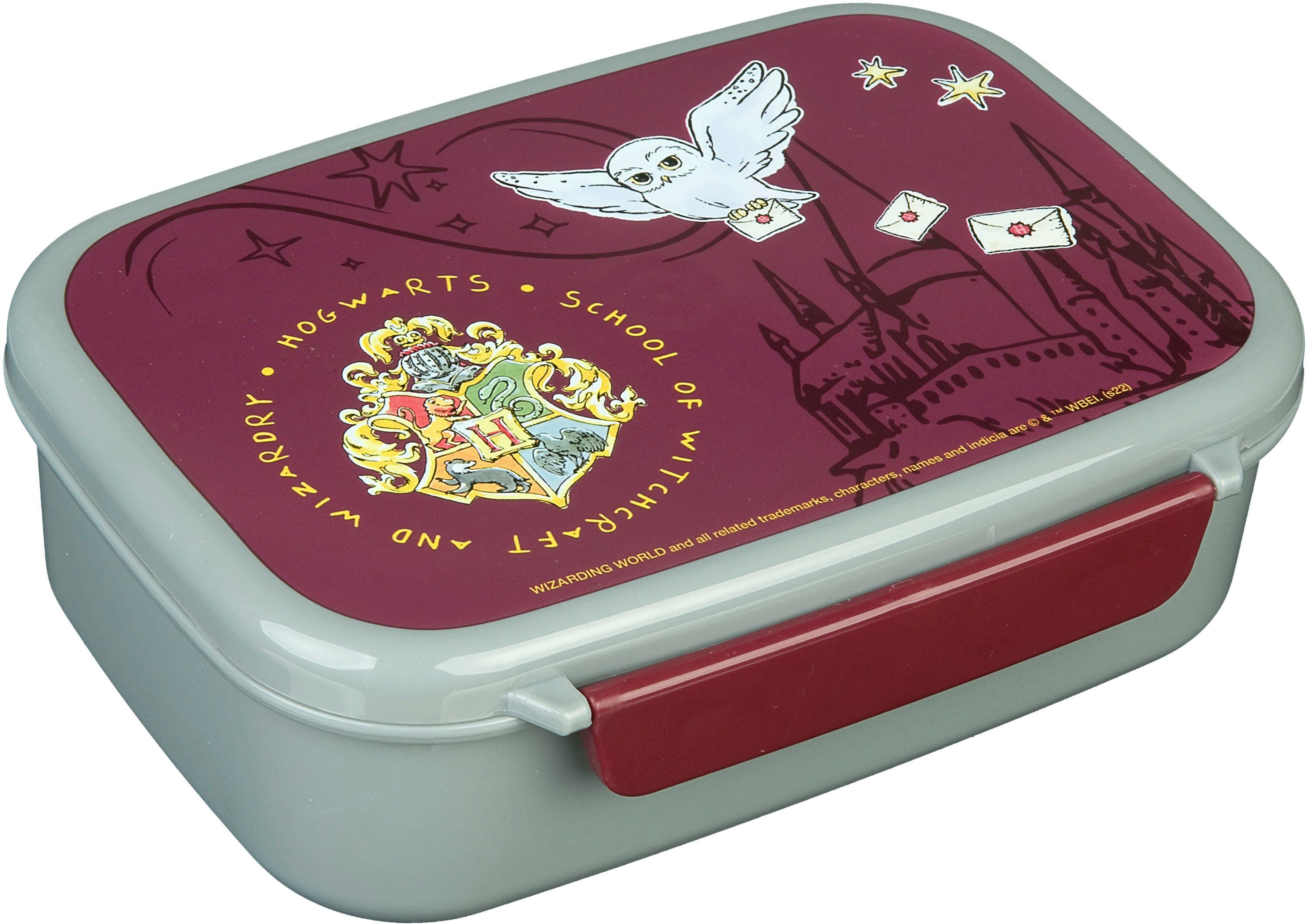 Scooli Lunchbox Harry Potter, Kunststoff, (Set, 2-tlg), Brotzeitdose & Trinkflasche