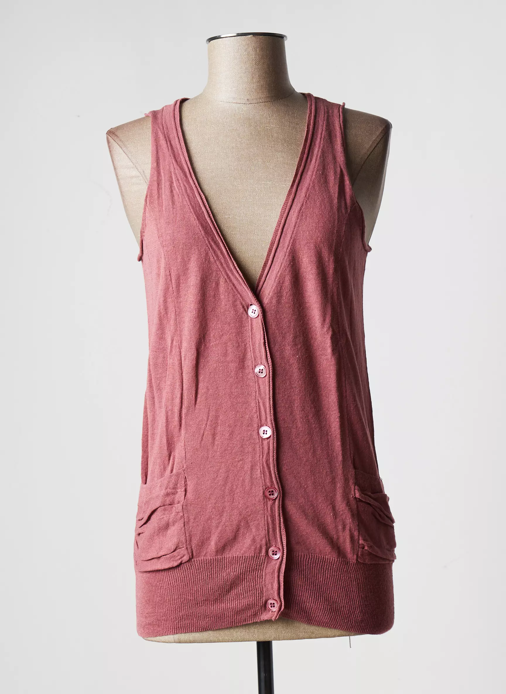 Teenflo Gilet Femme couleur rose