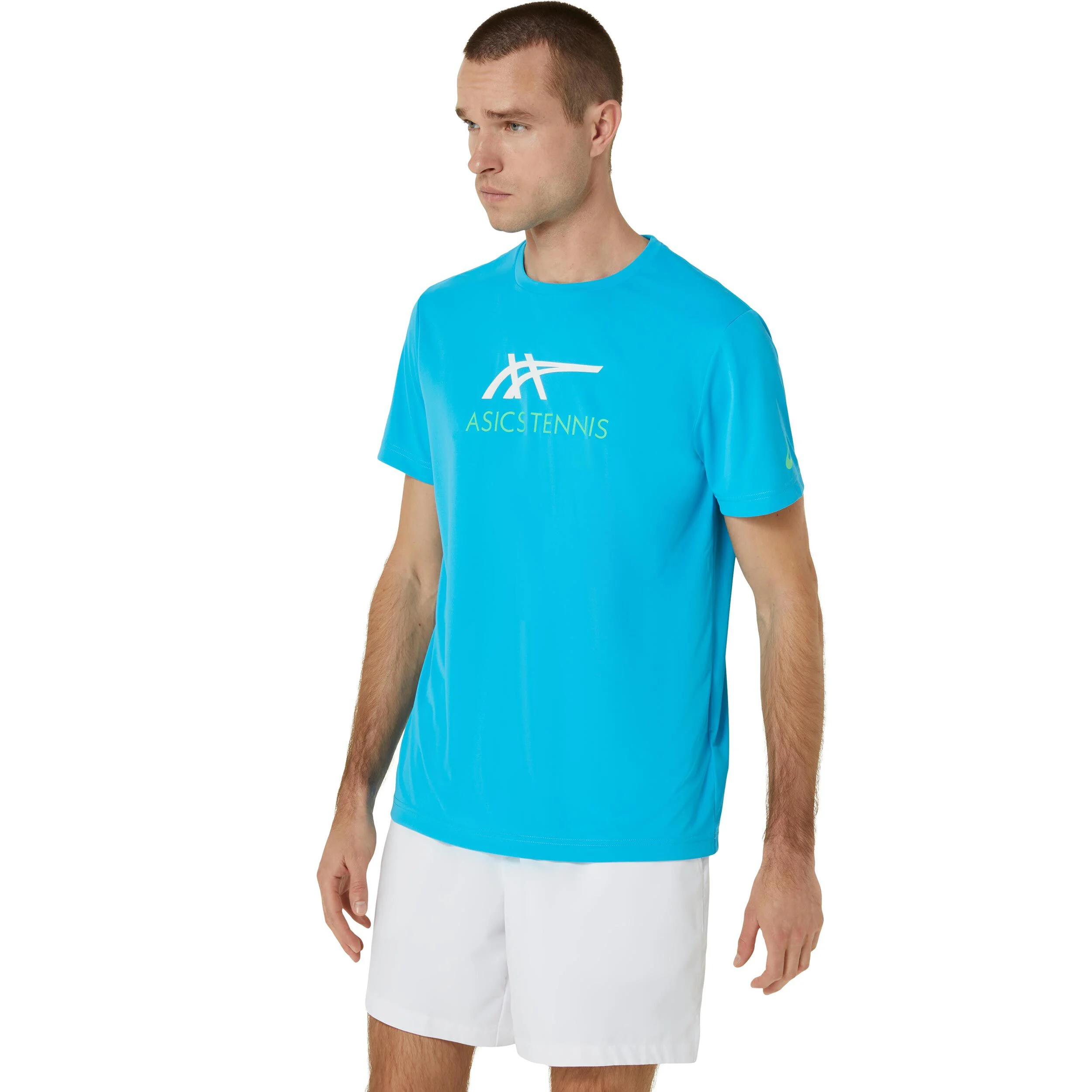 Court Graphic T-Shirt Herren - Blau