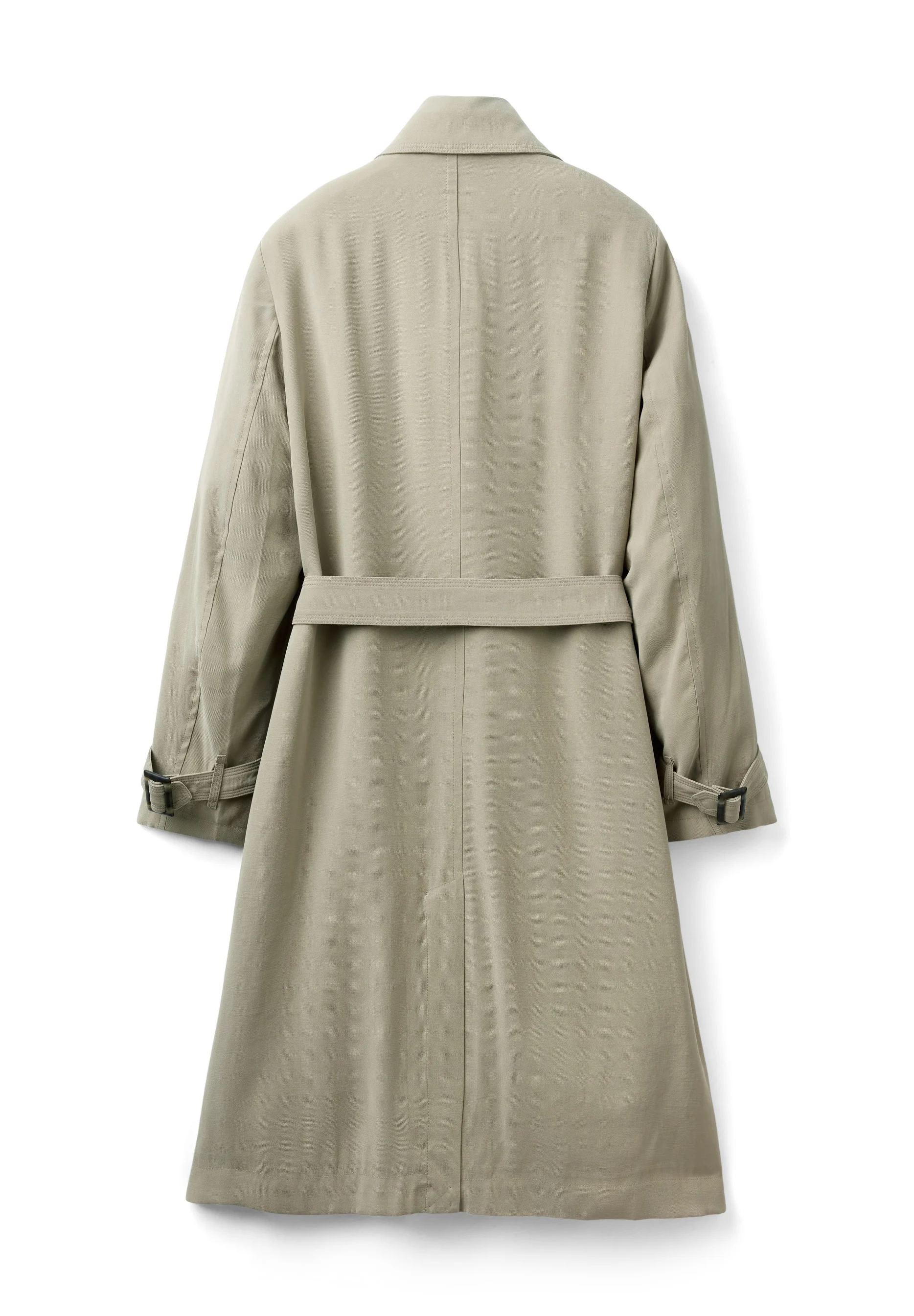 Gabardina cruzada midi United Colors of Benetton