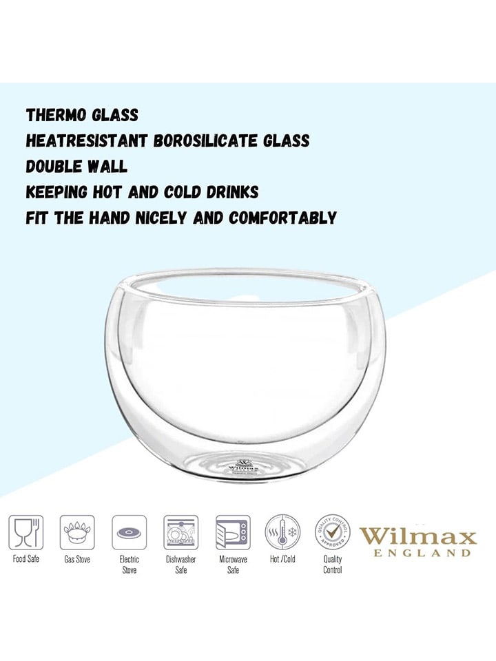 Wilmax 6er-Set: Gläser in Transparent - 80 ml günstig kaufen onesize