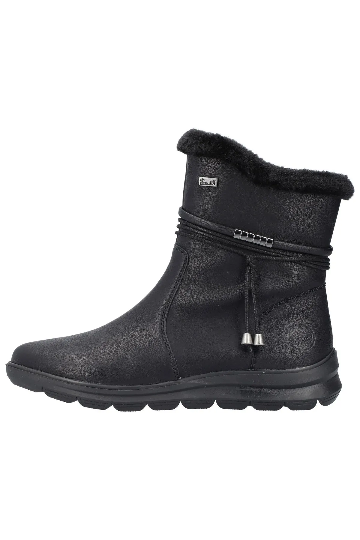 Rieker  Stiefelette - Schwarz - Flacher Absatz