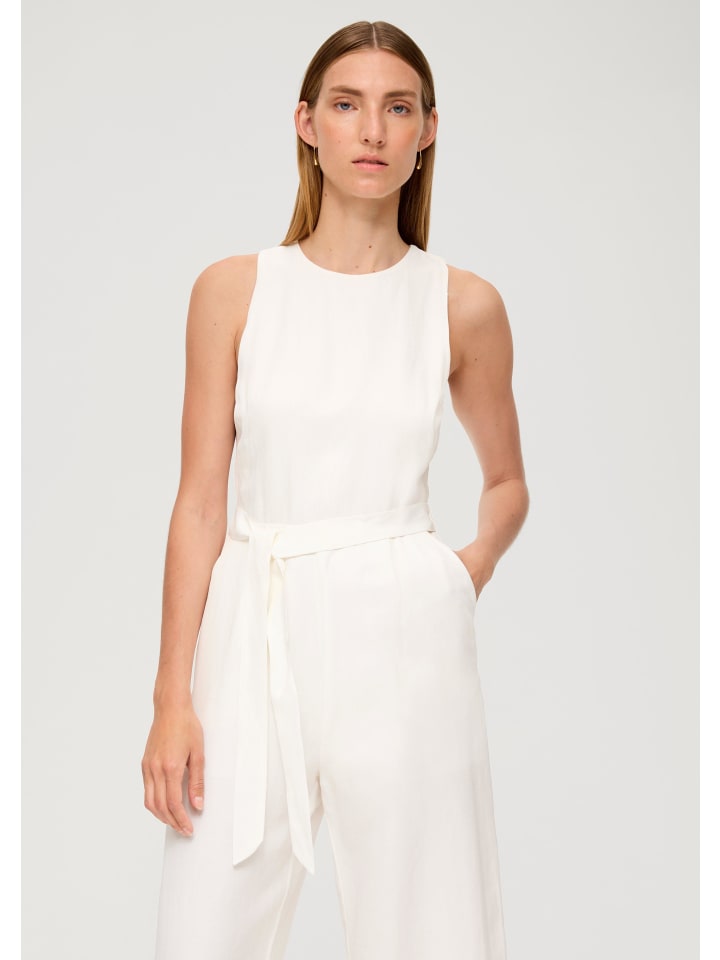 s.Oliver BLACK LABEL Overall 3/4 in Creme günstig kaufen