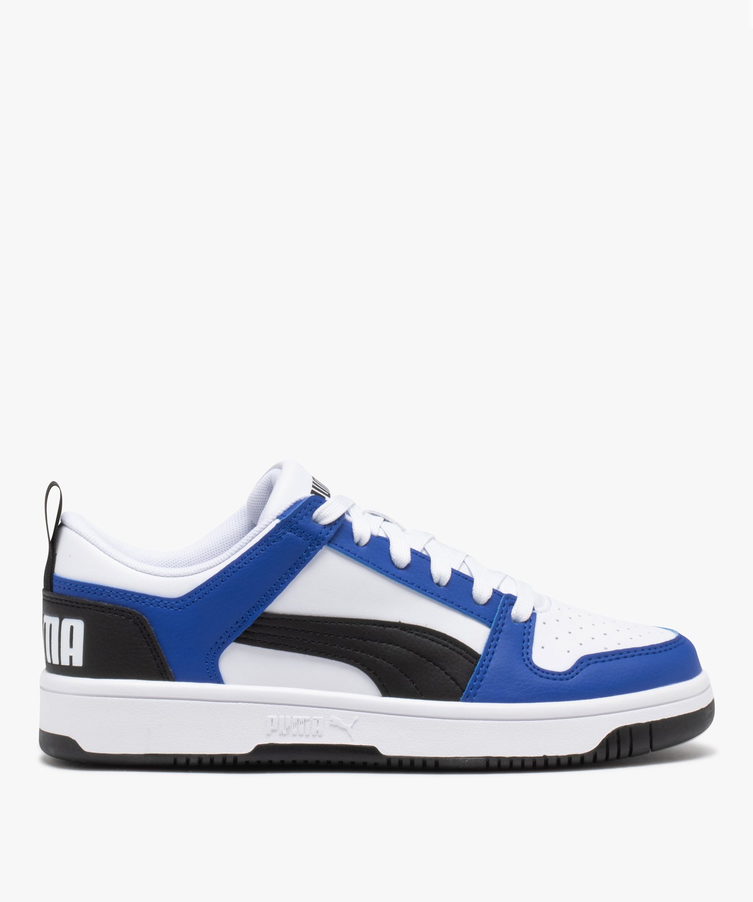 Baskets Garçon tricolores à lacets - Puma blanc | GEMO