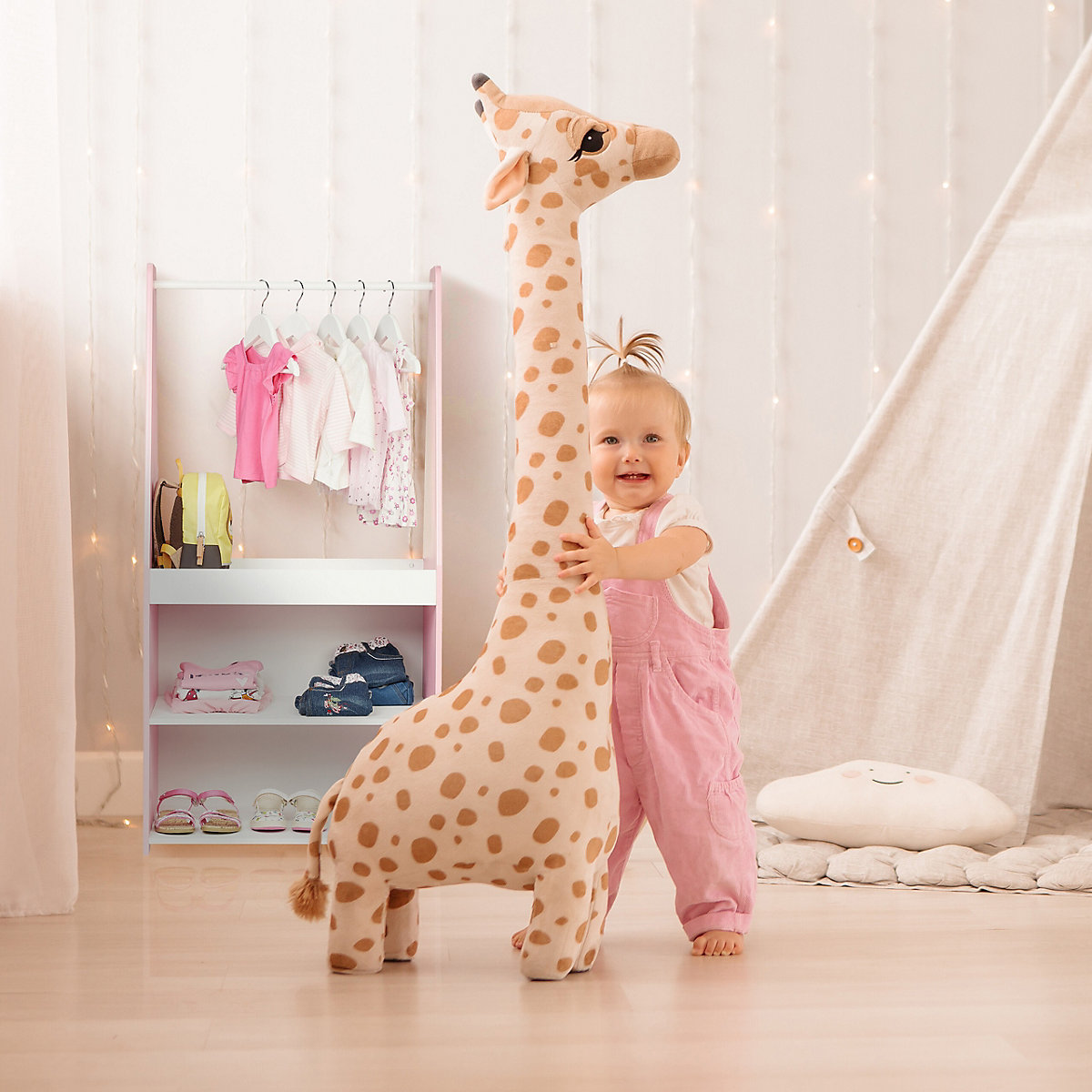 Kleiderständer für Kinder Schwan