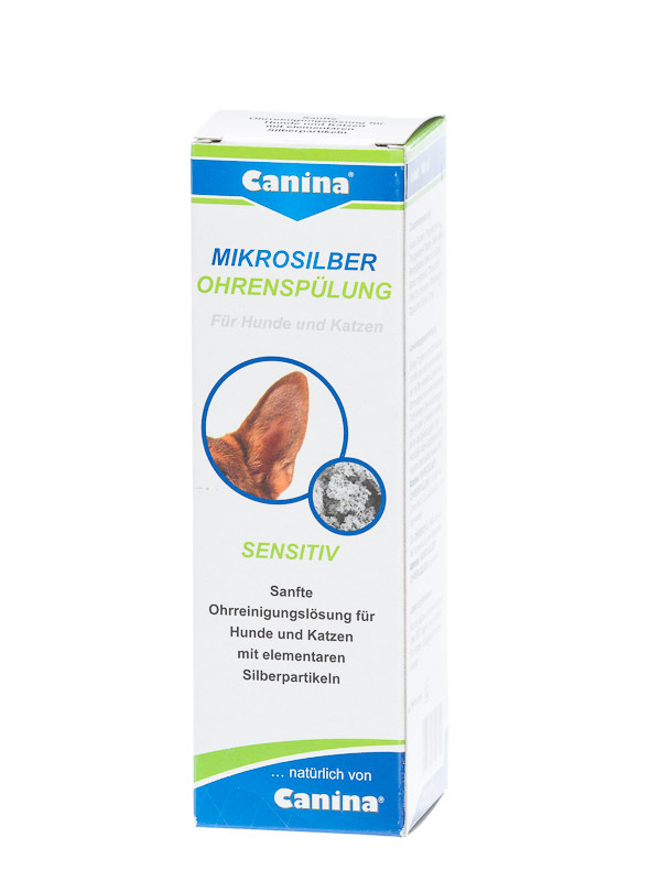 Canina Augen- & Ohrenpflege Canina Mikrosilber Ohrenspülung 100 ml