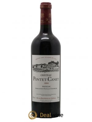 Château Pontet Canet 5ème Grand Cru Classé  2004 - Lot de 1 Bouteille