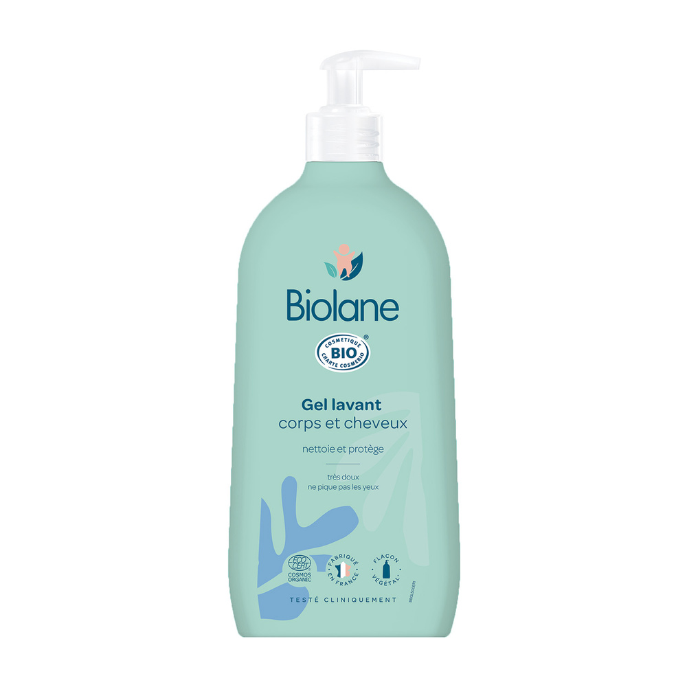 biolane Gel Lavant corps et cheveux BIO 500 ml Gel