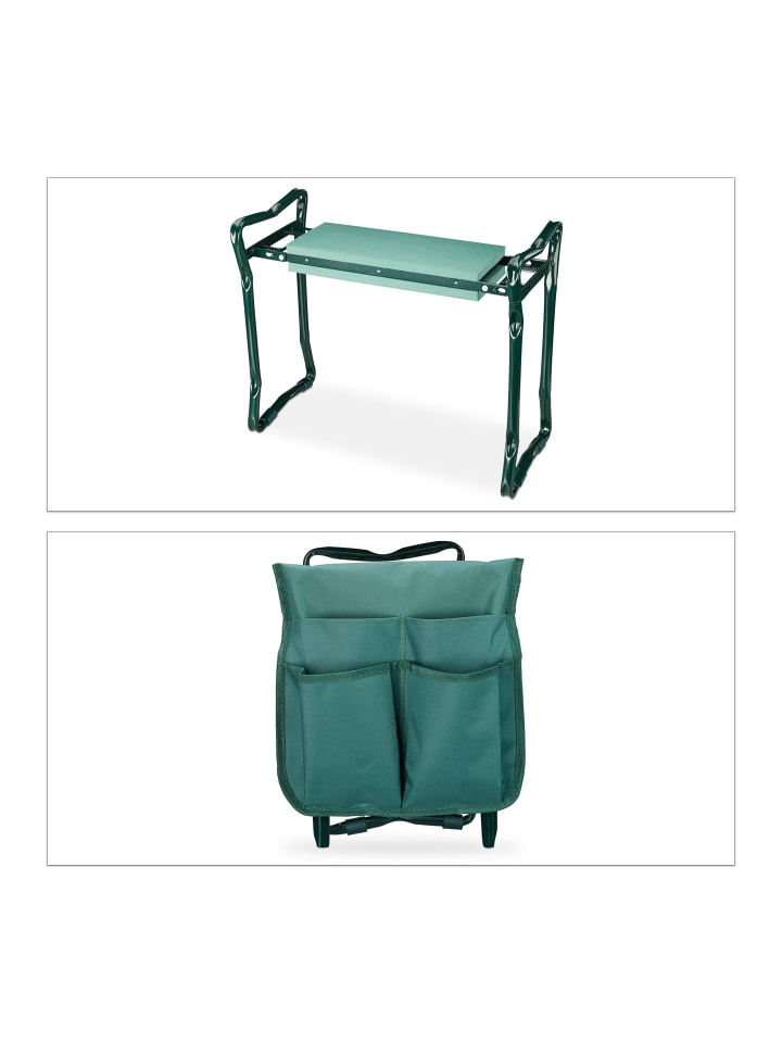 relaxdays Kniebank in Grün günstig kaufen onesize